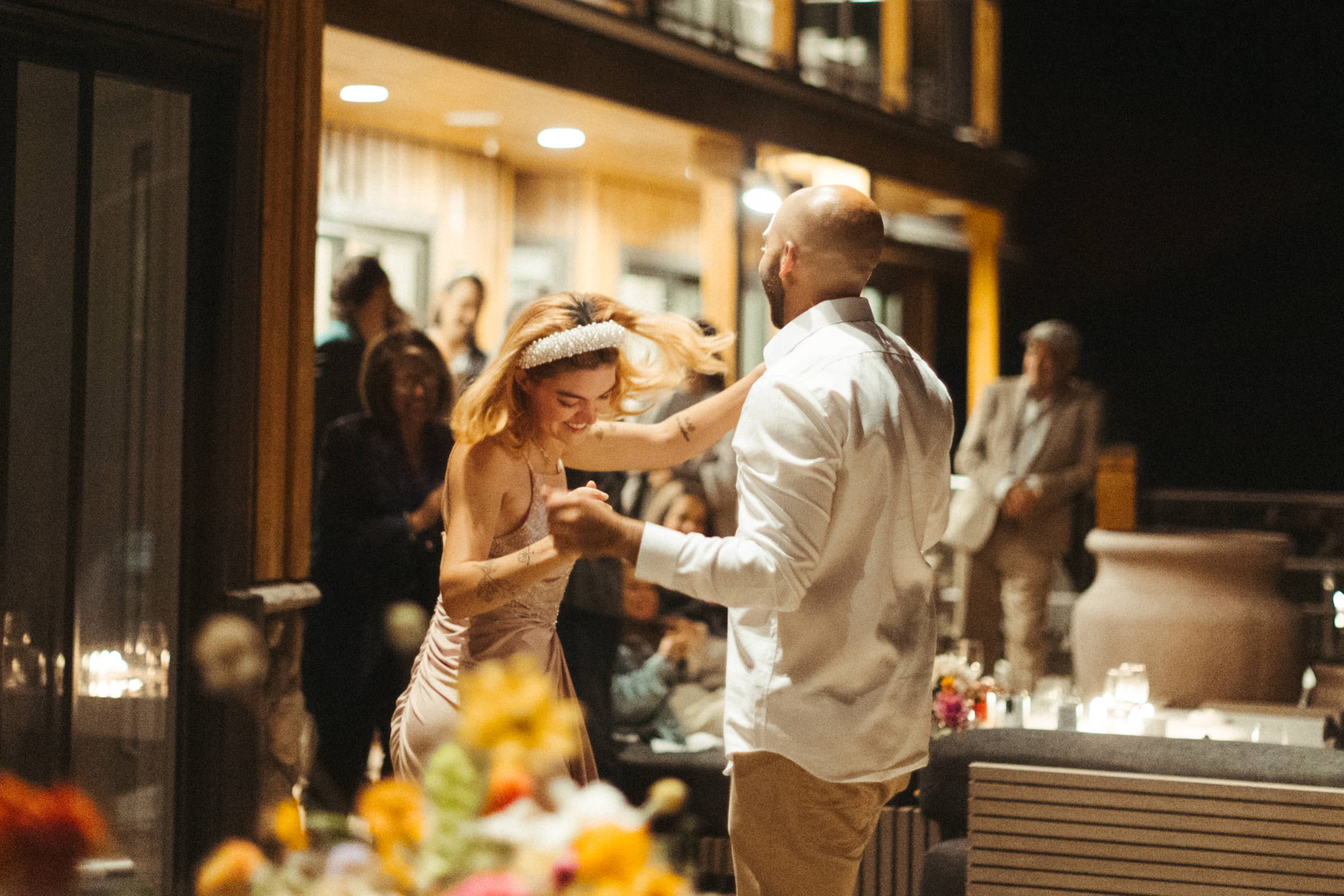Couple's first dance