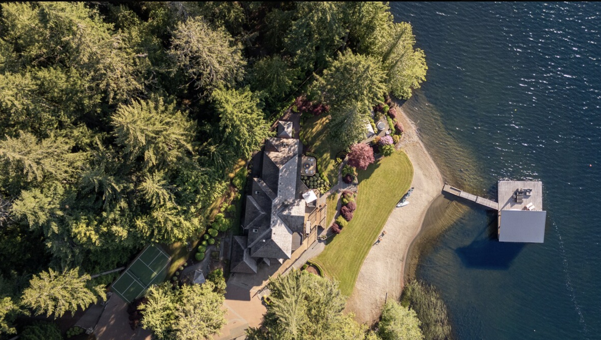 Entire 2-acre estate — exclusive use vs shared hotel property